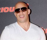 Vin Diesel assiste, vendredi 29 avril, à l\'avant-première italienne de <em>Fast and Furious 5</em>, à Rome.