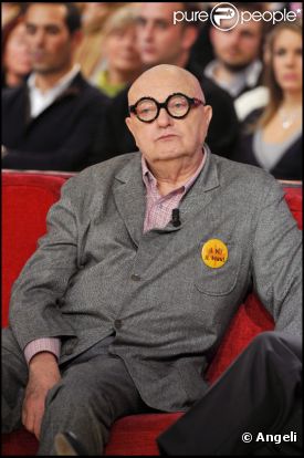 Jean-Pierre Coffe lors de l'enregistrement de l'émission Vivement Dimanche en décembre 2010 
 &nbsp; 