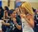 Beyoncé danse avec des enfants pour le lancement de la campagne contre l'obésité, Let's Move, à New York le 3 mai 2011