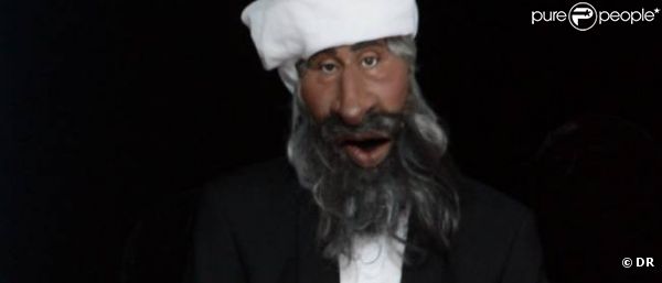 La marionnette de Oussam Ben Laden aux Guignols de l'Info