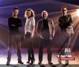 Le jury X Factor : Christophe Willem, Henry Padovani, Véronic DiCaire et Olivier Schultheis