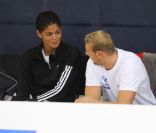 Alain Bernard et Coralie Balmy en mars 2009<br />