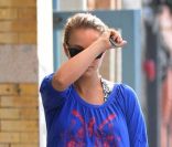 Natalie Portman, enceinte, à New York le 27 avril 2011