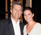 Patrick Chêne et sa fille Juliette, à Deauville en 2008. 