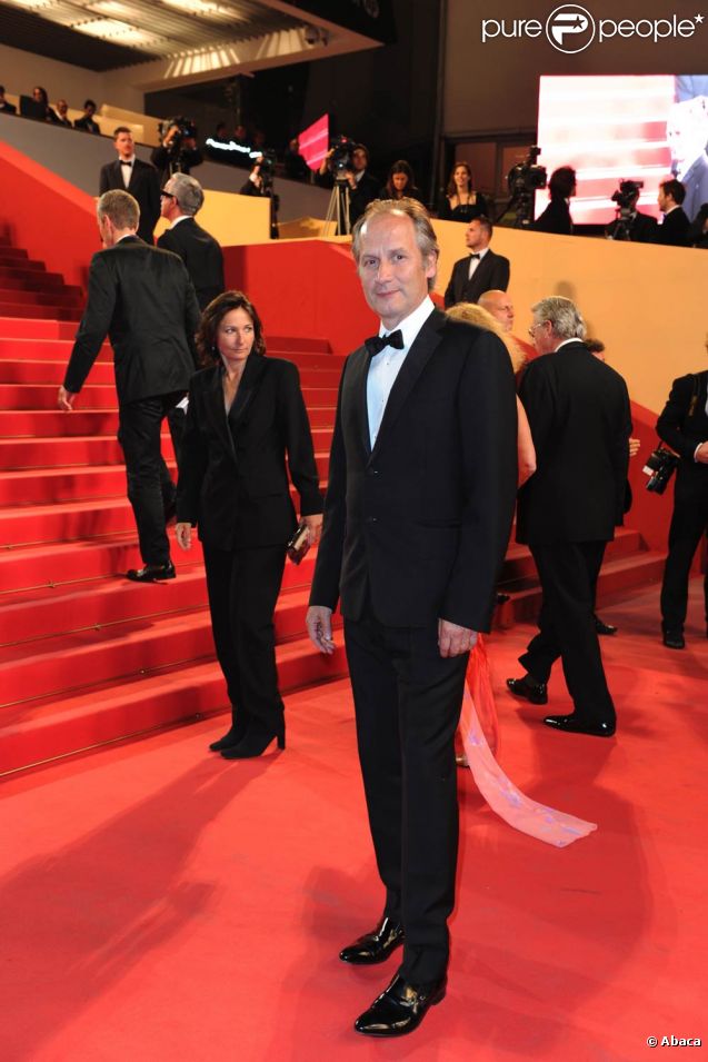 Hippolyte Girardot à l'occasion de la montée des marches de  L'Apollonide - souvenirs de la maison close , présenté lors du 64e Festival de Cannes, le 16 mai 2011.