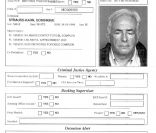 Photo d'identité judiciaire de Dominique Strauss-Kahn