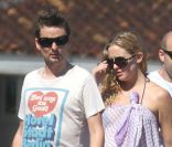 Kate Hudson et Matthew Bellamy, au Mexique, le 11 avril 2011. 