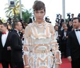 Daphné Bürki sur le tapis rouge de Cannes le 21 mai 2011