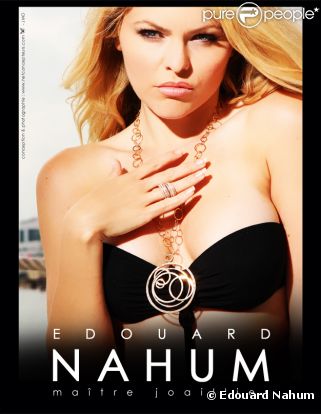 Voici en exclu, la nouvelle campagne de pub du joallier Edouard Nahum avec son ambassadrice de charme Célyne Durand. 
