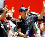 Le pilote de Formule 1 allemand Sebastian Vettel, gagnant du grand prix de Monaco le 29 mai 2011