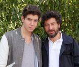 Radu Milheanu et son fils lors du tournoi de Roland-Garros le 29 mai 2011