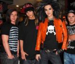 Les Tokio Hotel au Virgin Megastores de Times Square à New York, le 6/05/08