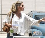 Gisele Bündchen se rend au Ronald Reagan UCLA Medical Center voir une amie, le 3 juin 2011