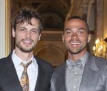  Jesse Williams et Matthew Gray Gubler lors d'un photocall à l'occasion du 51e Festival de la télévision de Monte Carlo au Forum Grimaldi à Monaco le 9 juin 2011 