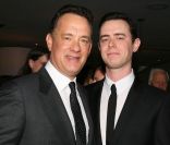 Tom Hanks et son fils Colin le 27 avril 2009 à Los Angeles  