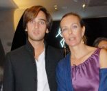 Carole Bouquet et son fils Dimitri Rassam en septembre 2007.<br />