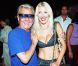 Michou et Loana, à Saint-Tropez, le 7 août 2001. 