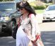 Selma Blair est toujours aussi lookée... L'actrice affiche ses rondeurs à quelques  semaines ou, espérons pour elle, quelques jours de l'accouchement. Los Angeles, 20 juin 2011