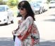  Selma Blair joue sur les matières fluides pour être à l'aise avec son ventre de femme enceinte. Los Angeles, 20 juin 2011 
