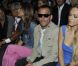 La compagne de George Clooney, Elisabetta Canalis au premier rang du défilé DSquared2 pendant la fashion week milanaise le 21 juin 2011