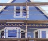 Sophie Delassein du  Nouvel Observateur  a pris cette photo de la maison de nouveau bleue de Maxime Le Forestier, à San Francisco, le 21 juin 2011.