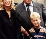 Farrah Fawcett, Ryan O'Neal et leur fils Redmond 