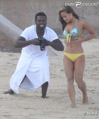 50 Cent et sa nouvelle chérie en vacances à Los Cabos au Mexique le 4 juin 2011