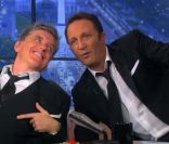 Les retrouvailles de Craig Ferguson avec l'animateur français sur le plateau de  Ce soir avec Arthur , sur Comédie!, juin 2011.