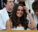 Le prince William et son épouse Catherine (Kate Middleton) étaient à Wimbledon le 27 juin 2011 pour encourager sur le court central l'Ecossais Andy Murray, opposé à Richard Gasquet.