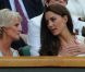 Le prince William et son épouse Catherine (Kate Middleton) étaient présents à Wimbledon le 27 juin 2011 pour encourager sur le court central l'Ecossais Andy Murray, opposé à Richard Gasquet.