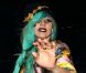 Lady Gaga à la sortie des studios de Taratata, à Paris, le 13 juin 2011.