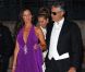Andrea Bocelli et Veronica arrivent au dîner de mariage du Prince Albert et de la Princesse Charlene au Casino de Monaco, le 2 juillet 2011