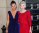Cate Blanchett et Roberta Armani au défilé Haute Couture automne-hiver 2011-2012 Armani lors de la Fashion Week parisienne, le 5 juillet 2011