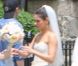 Mila Kunis et Mark Wahlberg, sur le tournage du film Ted, à Boston, lundi 4 juillet 2011.