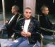Sinéad O'Connor, crâne rasé, en 1990. 