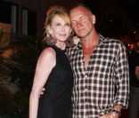 Sting et sa femme Trudie Styler, amoureux en Italie au festival du film d'Isachia