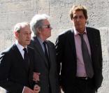 Bertrand Delanoë,Alain Delon et Max Guazzini 