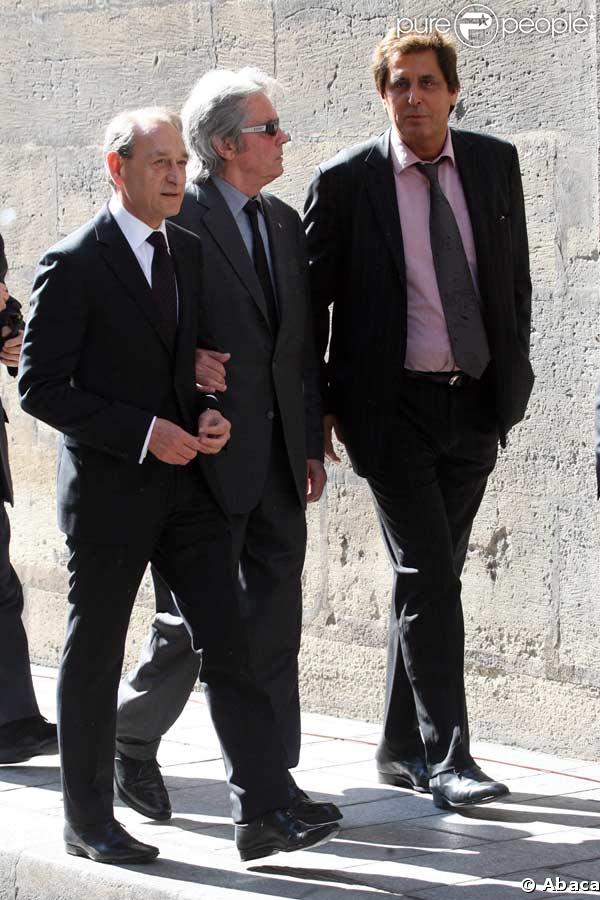 Bertrand Delanoë,Alain Delon et Max Guazzini 