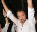Henri Leconte à la soirée blanche, aux moulins de Ramatuelle, le 10 juillet 2011.