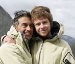 Gérard Holtz et son fils Antoine en 2005.