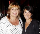 Michèle Mercier et Florence Foresti au concert unique de Liza Minnelli, à l'Olympia, à Paris, le 11 juillet 2011.