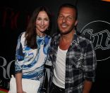 Elsa Zylberstein et Jean-Roch au VIP ROOM de St Tropez le 10 juillet 2011