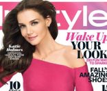 En plus du Vogue espagnol, Katie Holmes pose en Une du magazine américain InStyle pour le numéro du mois d'août.
