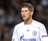 Klaas-Jan Huntelaar le 29 septembre 2010 avec Schalke 04 contre le Benfica