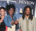 Lauryn Hill et Rohan Marley en mai 99 à New York