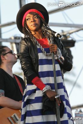 Lauryn Hill en avril 2011 en Californe lors de son concert