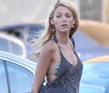 Blake Lively sur le tournage de Savages à Los Angeles le 25 juillet 2011