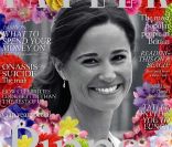 Pippa Middleton en couverture de  Tatler , août 2011. 