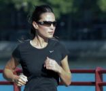 Pippa Middleton fait son jogging sur les quais de la Tamise, à Londres, le 22 juillet 2011.
