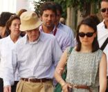 Woody Allen tourne le film <em>Bop Decameron</em> à Rome, le 29 juillet 2011. Son épouse Soon-Yi lui rend souvent visite sur le tournage.